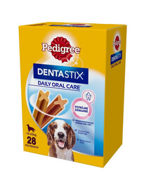 PEDIGREE DentaStix (keskmise tõu) hambatoidud koertele 52 tk 2x4x180g