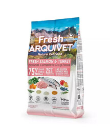 ARQUIVET Fresh Półwilgotna karma dla psa łosoś z indykiem 2,5 kg