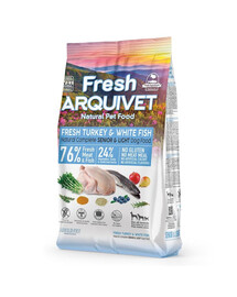 ARQUIVET Fresh Senior Light Poolniiske vanemate toit kalkunit ja valget kala 2,5 kg