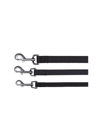 Smycz classic 1.2 m/15 mm czarna