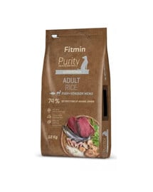 Dog Purity rice adult fish & venison 12 kg