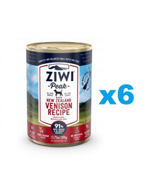 ZIWIPEAK Dog Venison Dziczyzna 6x390 g