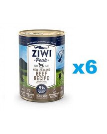 ZIWIPEAK Dog Beef Wołowina 6x390 g