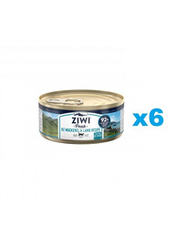 ZIWIPEAK Cat Mackerel&Lamb Makrela i jagnięcina 6x85 g