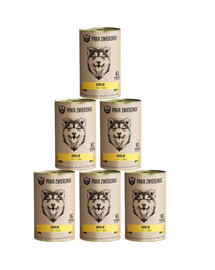 PAKA ZWIERZAKA Karma królik i dzik z dynią dla psa 6x400 g