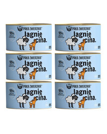 PAKA ZWIERZAKA Karma mokra Jagnięcina 6x200 g