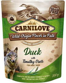 Dog Paté Duck with Timothy Grass 300g mokra karma dla psów Kaczka z tymotką łąkową