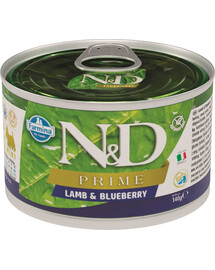 N&D Prime dog lamb & blueberry mini 140 g