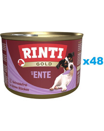RINTI Gold Duck hearts Mini Kacze serca dla psów ras małych 48x185 g