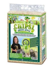 Chipsi Green Apple - trociny jabłkowe 60 l