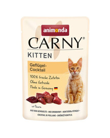 Carny Kitten Koktail drobiowy 85 g