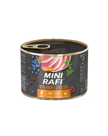 Mini z kaczką 185g dla małych ras