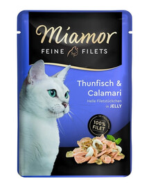 MIAMOR Feine Filets tuńczyk i kalmary  saszetka 24x100 g