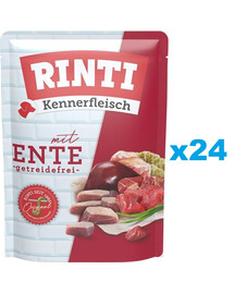RINTI Kennerfleisch Duck Kaczka saszetka 24x400 g