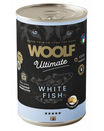 WOOLF Ultimate Adult Dog White Fish and Potatoes 400g niisketoit koertele valge kala ja kartulitega