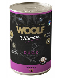 WOOLF Ultimate Adult Dog Duck and Coconut oil 400g niisketoit