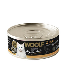 WOOLF Wild Cat Ultimate Sterilised Quail Pate 85g vutipasteet kassidele