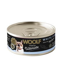 WOOLF Wild Cat Ultimate Sterilised White Fish Pate 85g паштет с белой рыбой для стерилизованных кошек