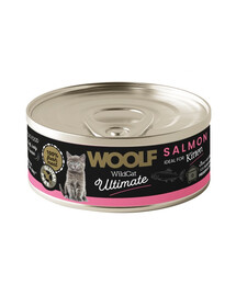 WOOLF Wild Cat Ultimate Kitten Salmon Pate 85g lõhe pate kassipoegadele