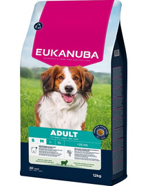 Adult Small Medium Breeds Lamb Rice 12 kg sucha karma dla psów małych i średnich ras bogata w jagnięcinę i ryż