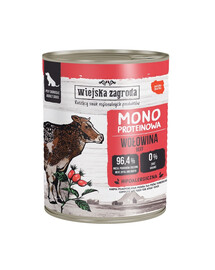 Monobiałkowa Wołowina mokra karma dla psów 800 g