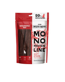 Monoproteinowe miękkie paski dla psów Wołowina 100 g
