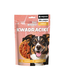 Kwadraciki Królik przysmak dla psa 100 g