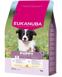 Puppy Medium Breeds Chicken 3 kg sucha karma dla szczeniąt ras średnich bogata w świeżego kurczaka