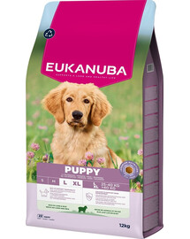 Puppy Large Breeds Lamb Rice 12 kg sucha karma dla szczeniąt ras dużych bogata w jagnięcinę i ryż