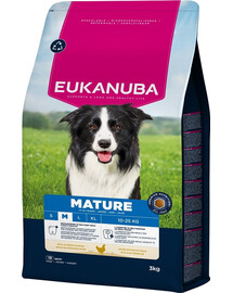Mature Medium Breeds Chicken 3 kg sucha karma dla dojrzałych psów ras średnich bogata w świeżego kurczaka