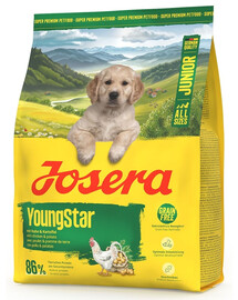 YoungStar 900g bezzbożowa karma dla szczeniąt