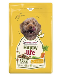Happy Life Adult with Chicken 2,5kg karma dla psów z kurczakiem