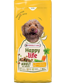 Happy Life Adult with Chicken 12,5kg karma dla psów z kurczakiem
