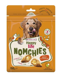Happy Life Snack Nomchies Beef 150g przysmak wspierający zdrowie zębów