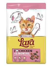 Lara Junior Chicken 1,9 kg karma dla kociąt i młodych kotów z kurczakiem