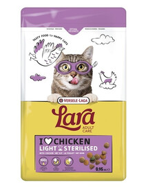 Lara Adult Light Sterilized 900 g karma dla kotów sterylizowanych