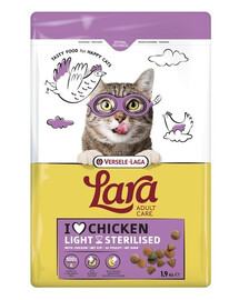 Lara Adult Light Sterilized 1,9 kg karma dla kotów sterylizowanych
