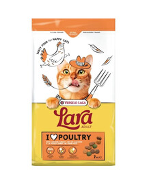 Lara Adult Turkey and Chicken 7 kg z indykiem i kurczakiem dla kotów