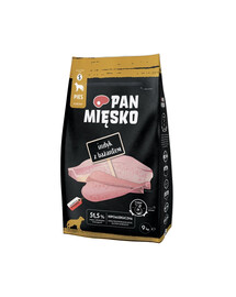 Indyk z bażantem karma dla psa chrupki S 9 kg