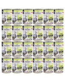 WIEJSKA ZAGRODA Monobiałkowa Kaczka mokra karma dla kotów 24x400 g