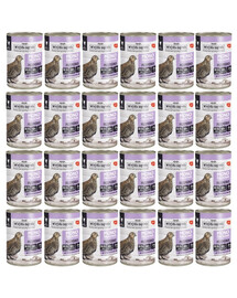 WIEJSKA ZAGRODA Przepiórka Monobiałkowa mokra karma dla kotów 24x400 g