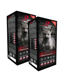 ALPHA SPIRIT Täisväärtuslik pehme kuivtoit kutsikatele 18 kg (2x9 kg)