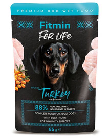 For Life Dog Adult Turkey 85 g indyk z rokitnikiem w sosie