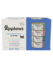 Cat Adult Fish Selection Multipak in Broth 24x70 g mix smaków rybnych w bulionie