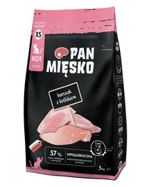 Kurczak z królikiem dla kociąt chrupki XS 5 kg