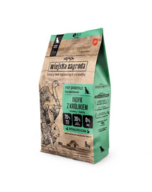 Indyk z królikiem karma dla psów chrupki S 9 kg