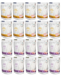 PIPER Animals Cat Sterilised Mix smaków saszetka 20x100 g dla kota po sterylizacji