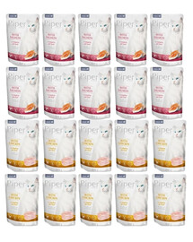 PIPER Animals Cat Adult Mix smaków saszetka 20x100 g mokra karma dla kotów
