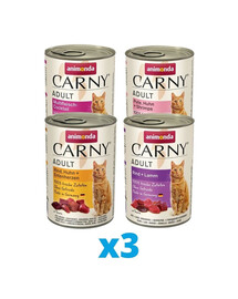 ANIMONDA Carny mix smaków 12 x 400 g