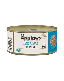 APPLAWS Cat Adult Tuna with Cheese in Broth tuunikala juustuga puljongis 70 g